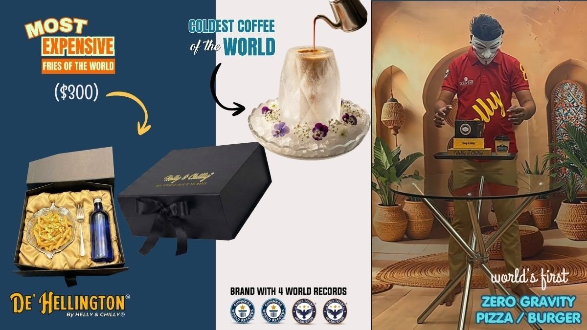 DE’ HELLINGTON by Helly and Chilly Redefines Experiential Dining with Futuristic Innovation and Guinness World Records