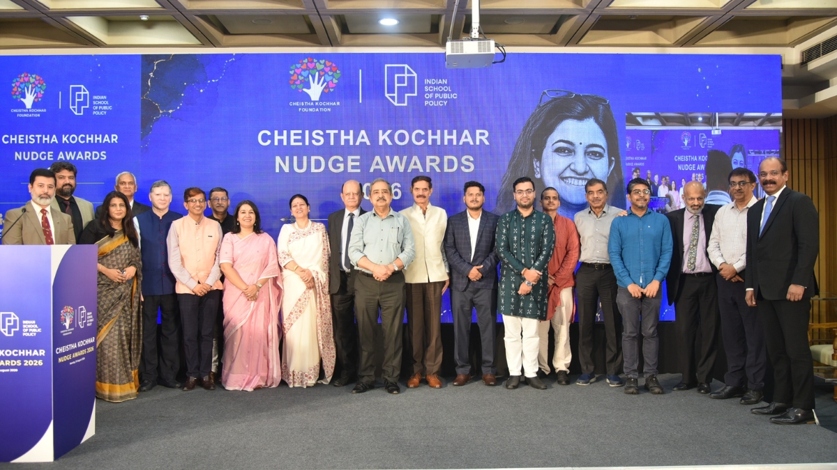 Indian School of Public Policy and Cheistha Kochhar Foundation Celebrate Behavioural Innovation at the Inaugural Cheistha Kochhar Nudge Awards